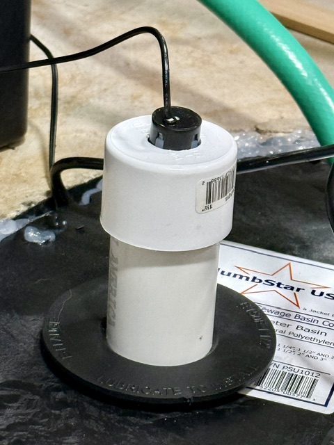 Sensor secured in a basin coupling fitting